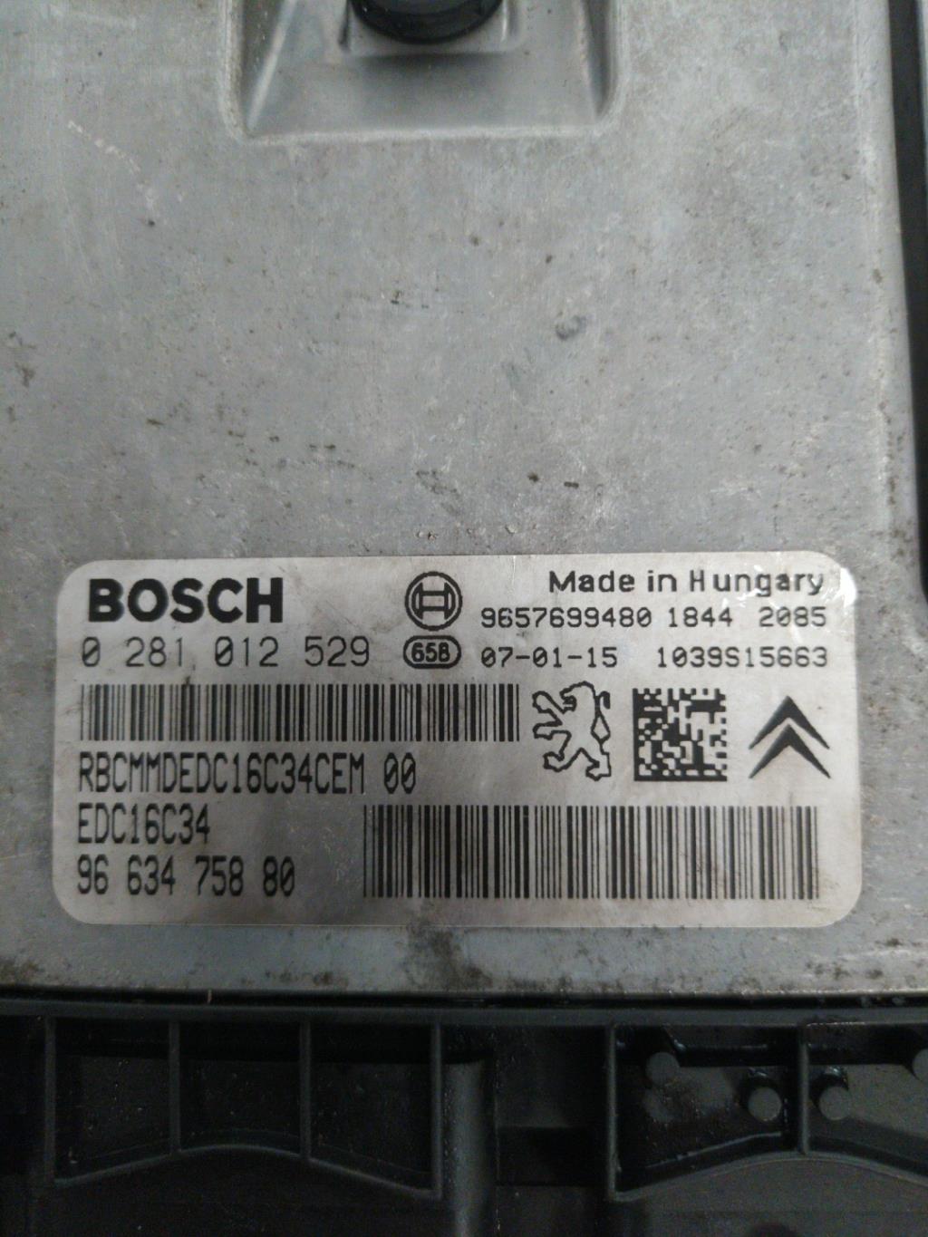 Centralina motore PEUGEOT 207 PHASE 1 Diésel - 1