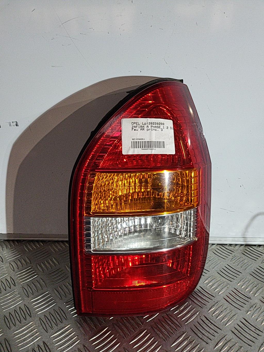 Fanale posteriore principale destro (luci) OPEL ZAFIRA A PHASE 1 Diésel - 1