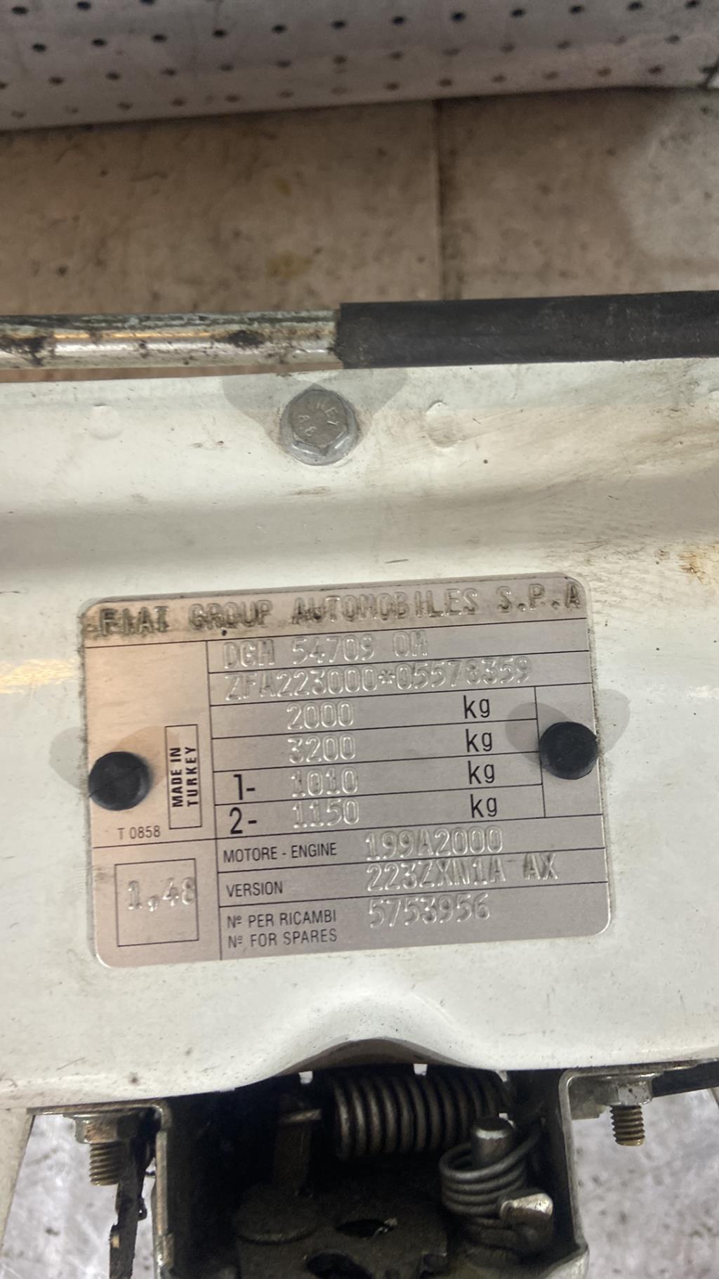 Pannellatura anteriore FIAT DOBLO 1 PHASE 2 Diésel - 1