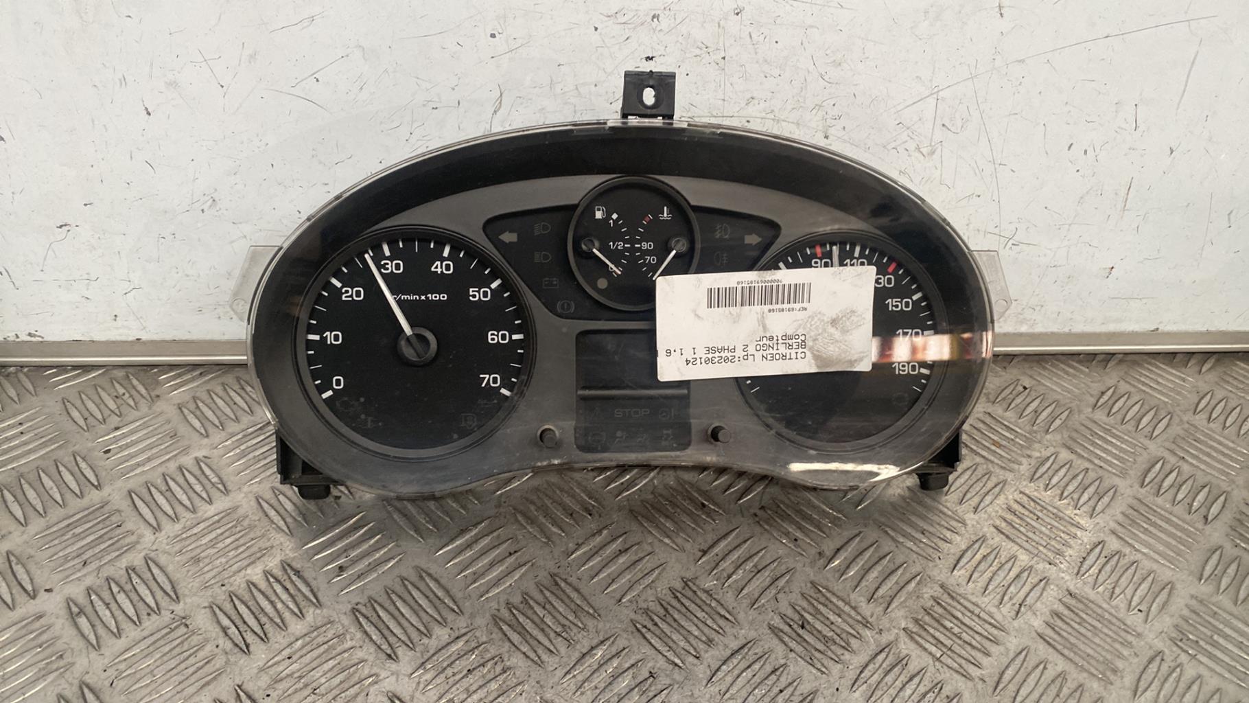 Compteur CITROEN BERLINGO 2 PHASE 1 Diesel - 1