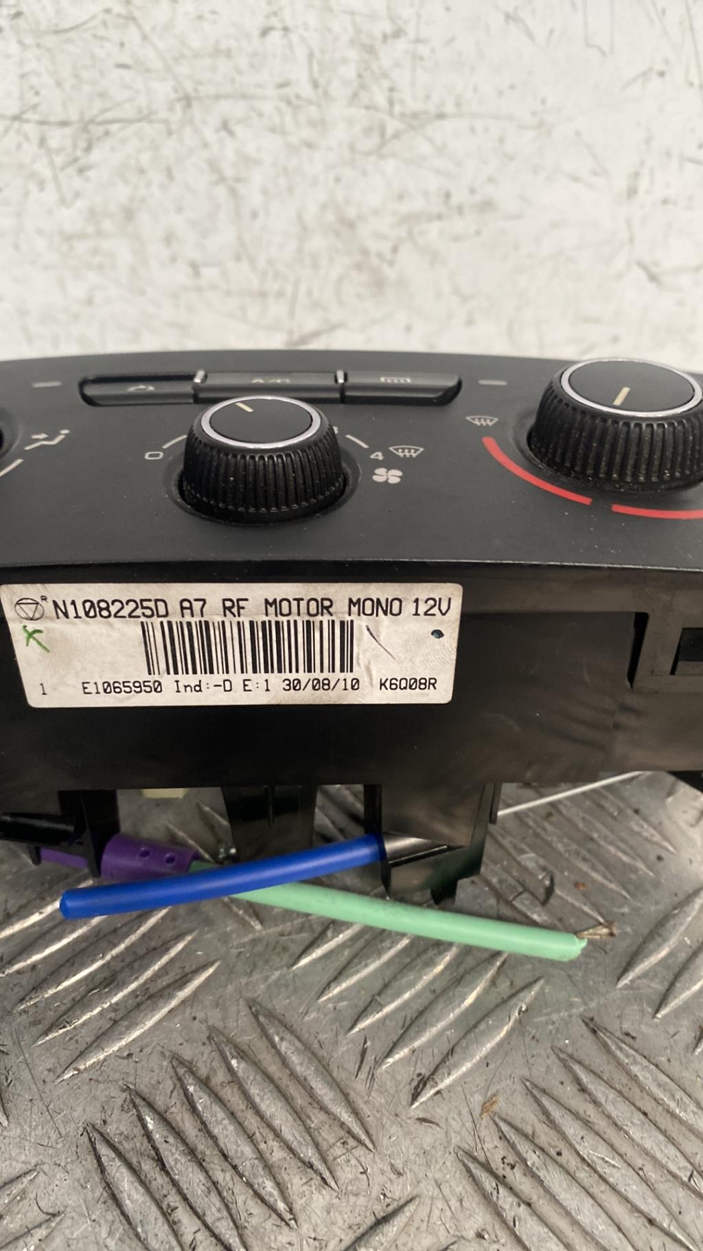 Commande chauffage PEUGEOT 207 PHASE 2 Diesel - 1