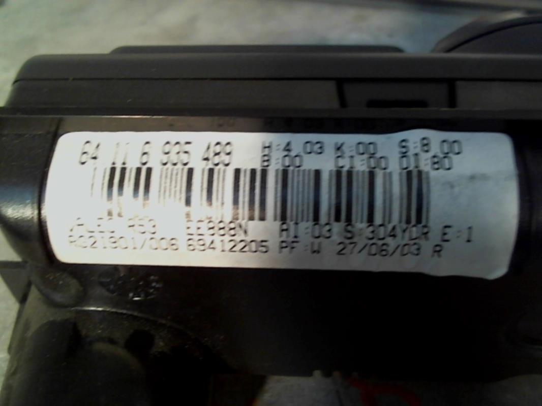 Commande chauffage MINI MINI 1 R50/R53 PHASE 1 Essence - 1