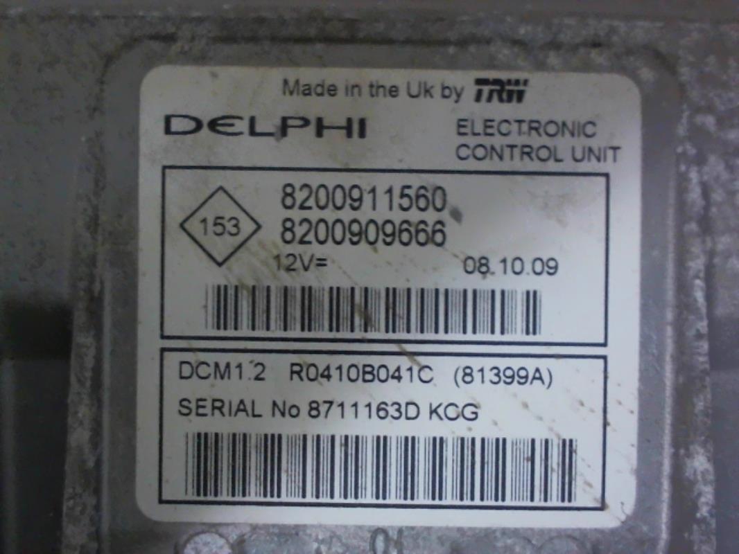 Centralina motore RENAULT CLIO 3 PHASE 2 BREAK Diésel - 1