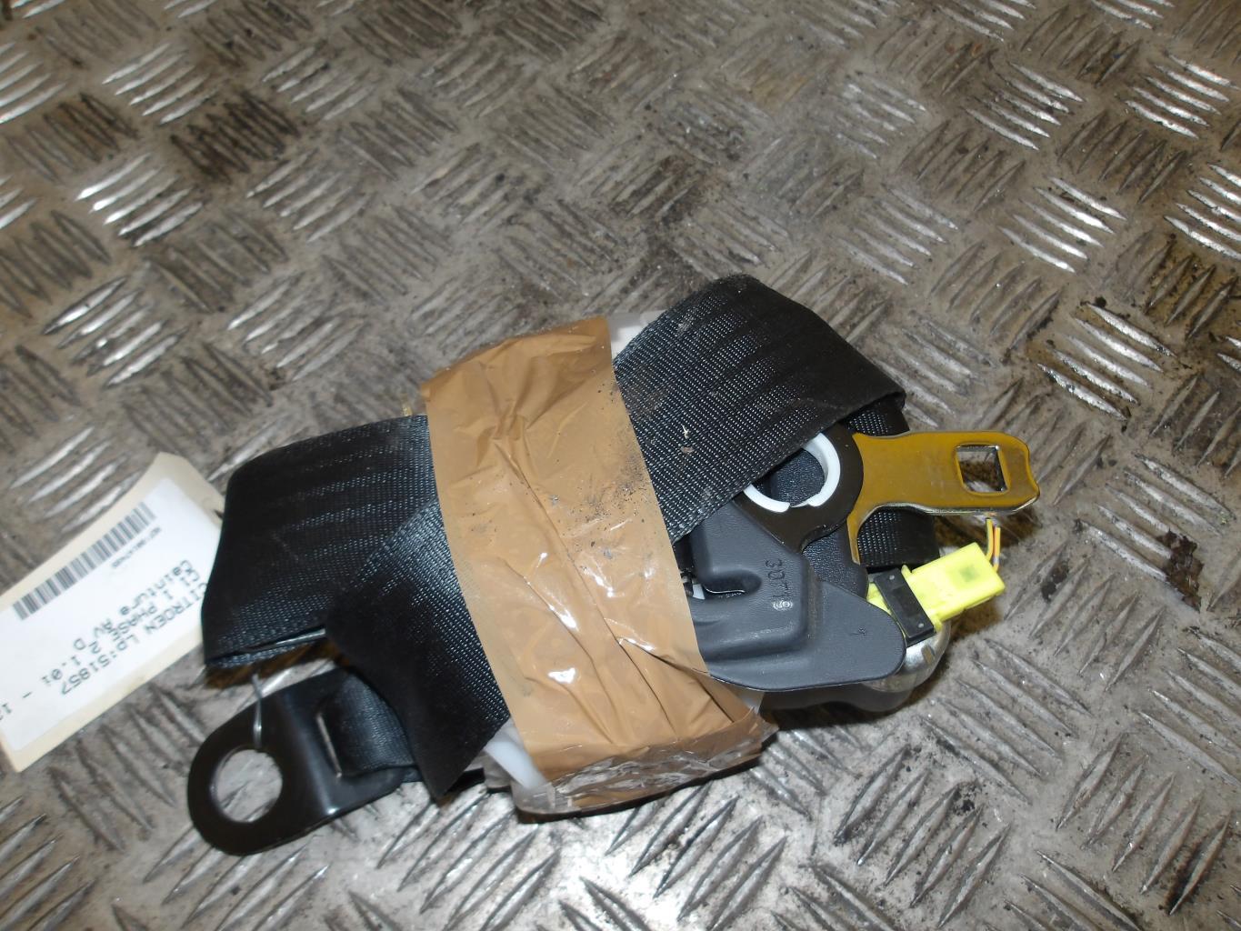 Cintura di sicurezza anteriore destra CITROEN C1 1 PHASE 2 Gasolina - 1