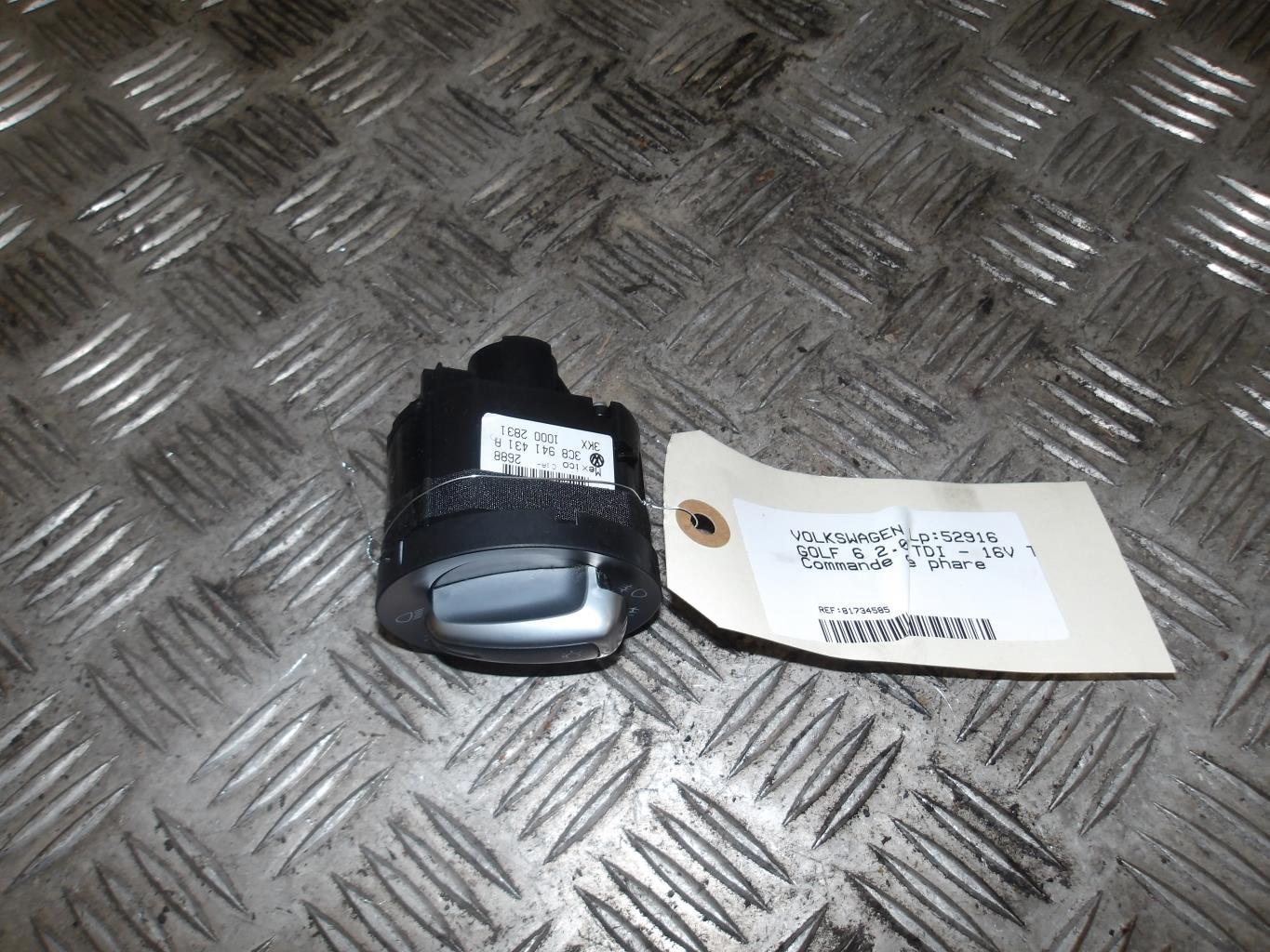 Commande de phare VOLKSWAGEN GOLF 6 Diesel - 1
