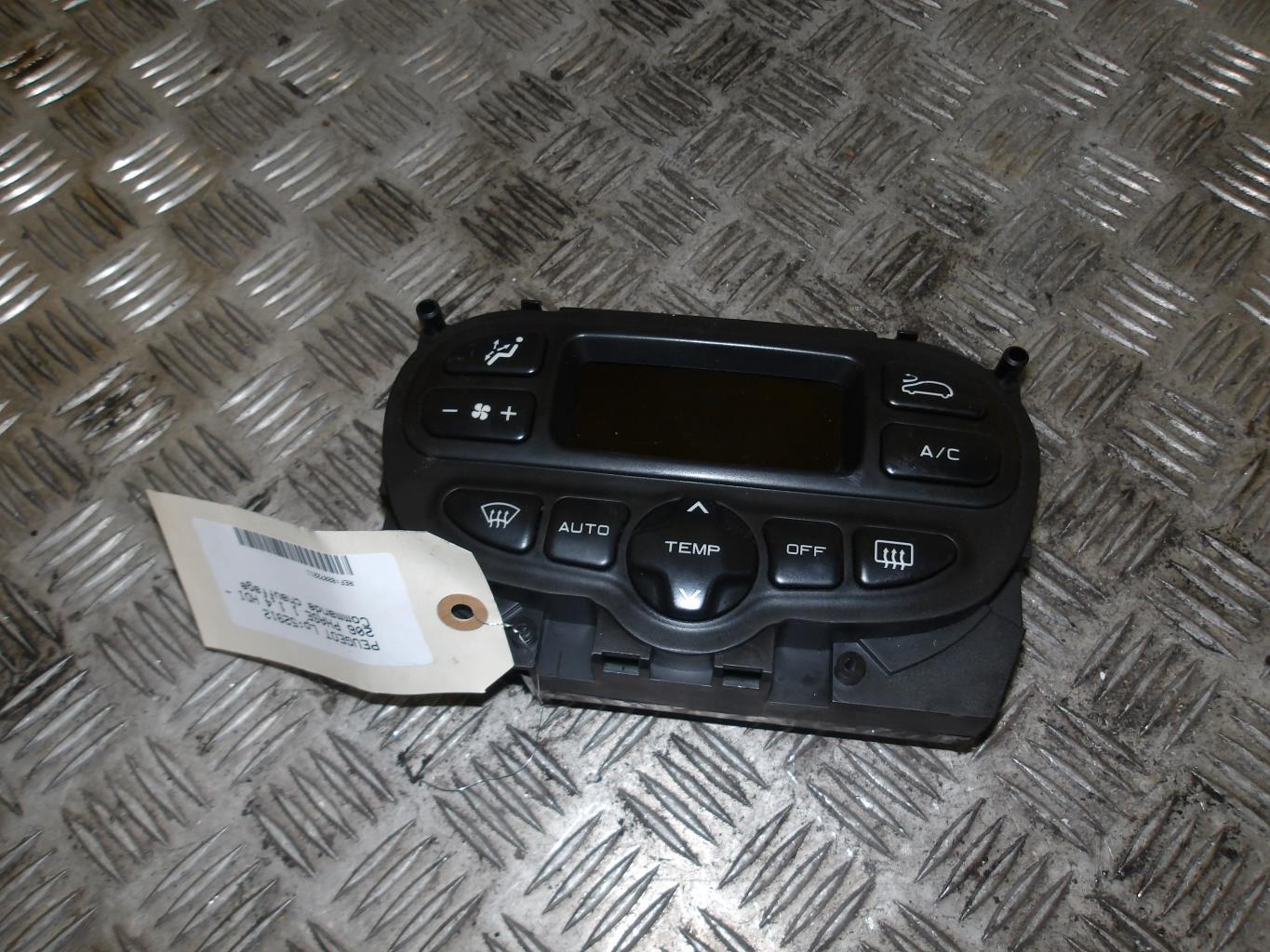 Commande chauffage PEUGEOT 206 PHASE 1 Diesel - 1