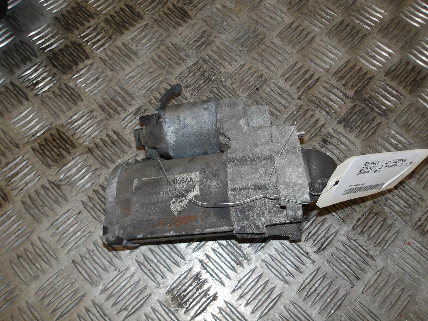 Demarreur RENAULT SCENIC 3 PHASE 3 Diesel - 1