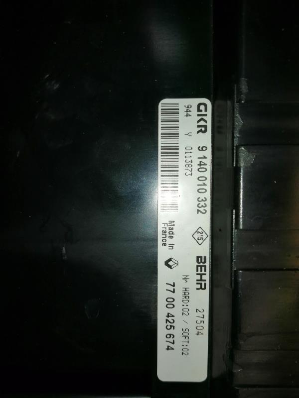 Commande chauffage RENAULT LAGUNA 1 PHASE 2 Diesel - 1