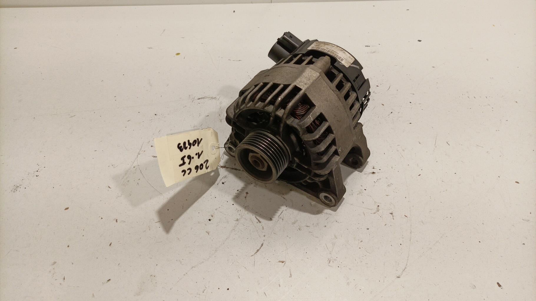 Alternatore PEUGEOT 206 PHASE 1 CABRIOLET Gasolina - 1