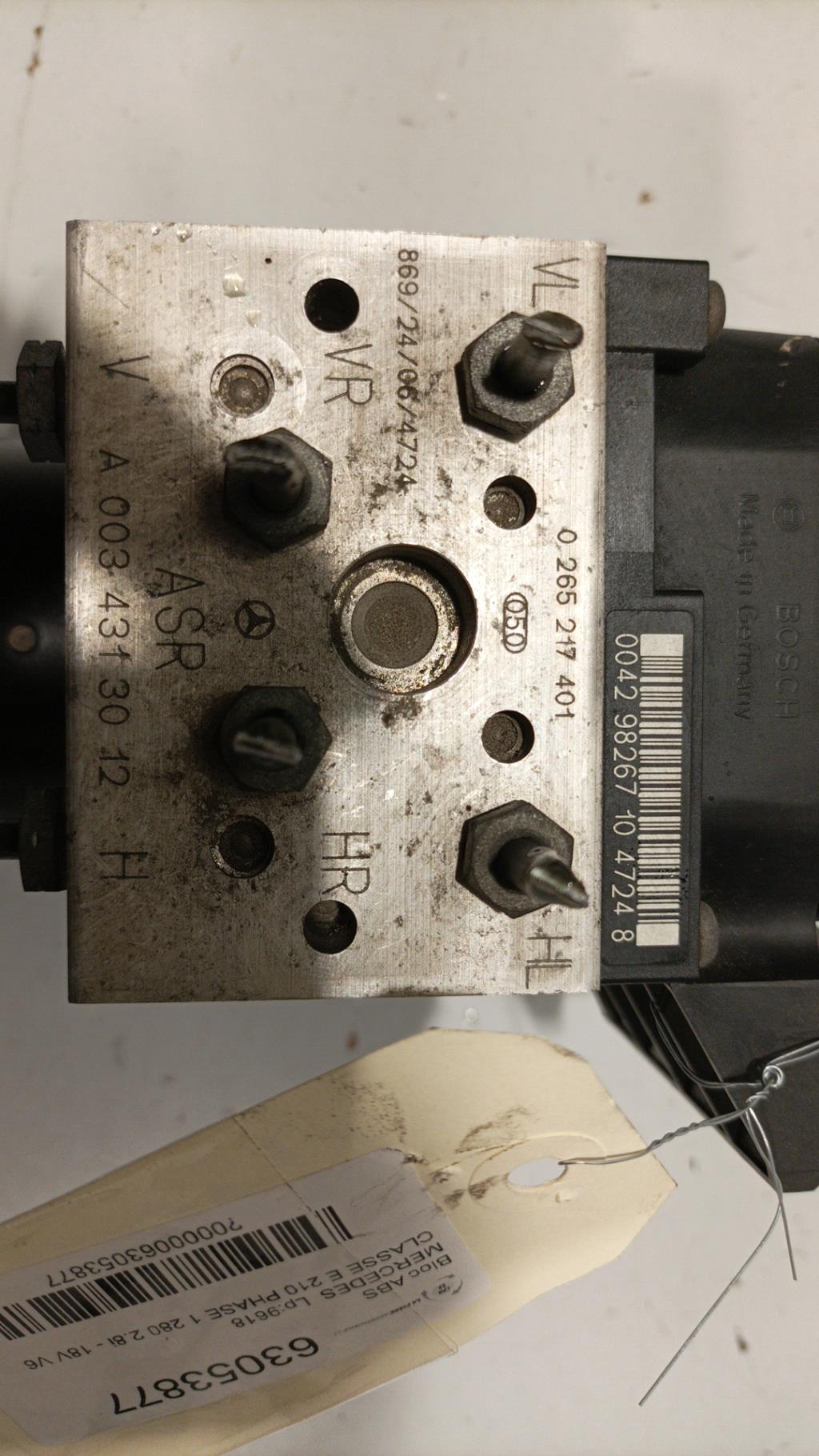 Blocco ABS (antibloccaggio freni) MERCEDES CLASSE E 210 PHASE 1 Gasolina - 1