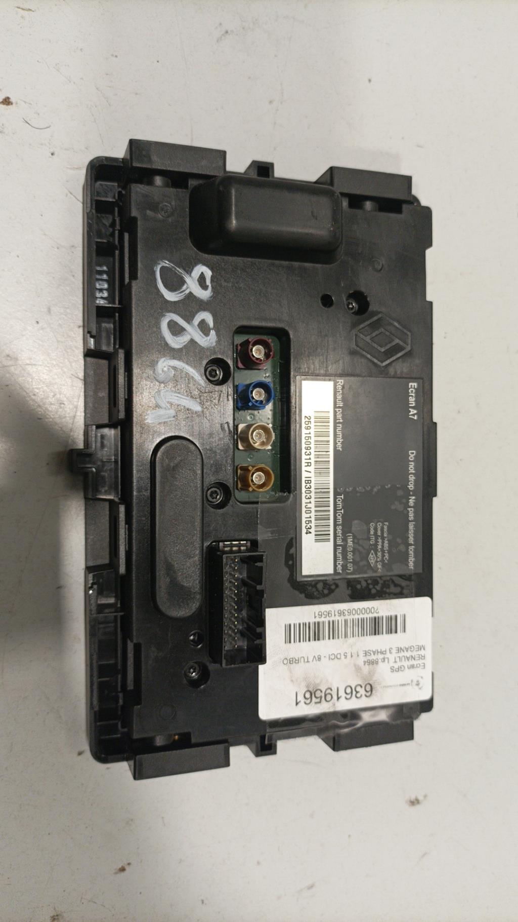 Ecran GPS RENAULT MEGANE 3 PHASE 1 Diesel - 1