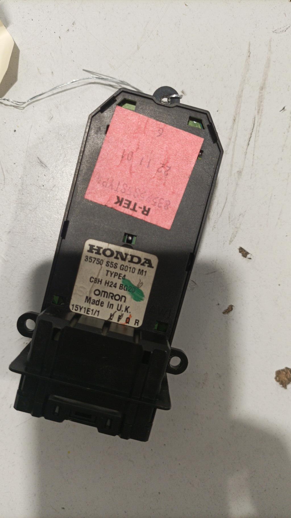 Interruttore lavacristalli anteriore sinistro HONDA CIVIC 7 PHASE 1 Gasolina - 1