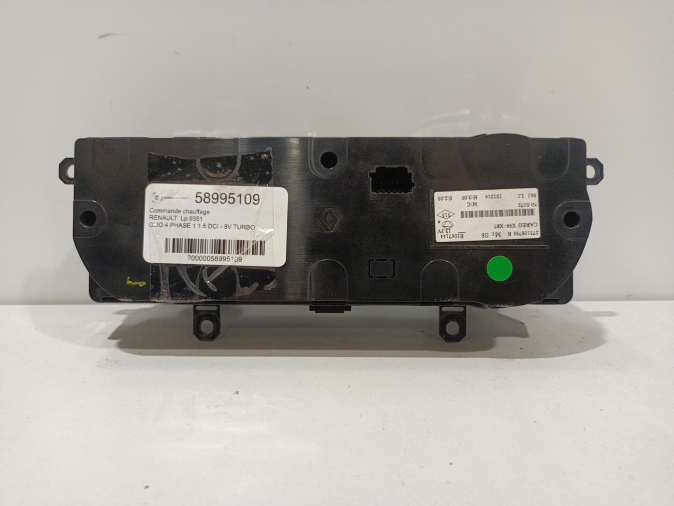 Commande chauffage RENAULT CLIO 4 PHASE 1 Diesel - 1