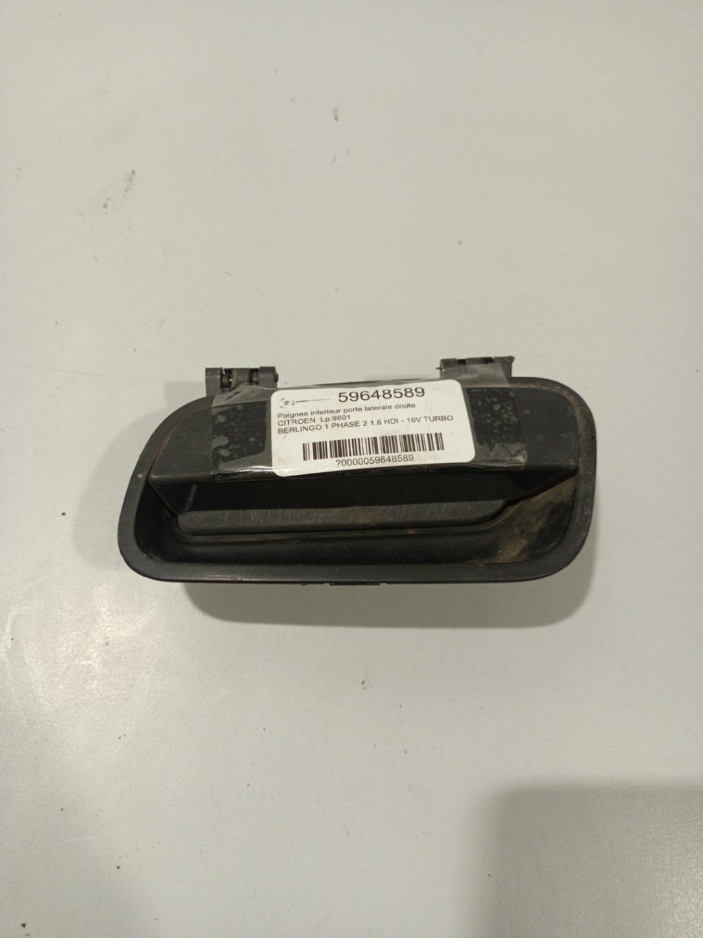 Maniglia interna portiera laterale destra CITROEN BERLINGO 1 PHASE 2 Diésel - 1