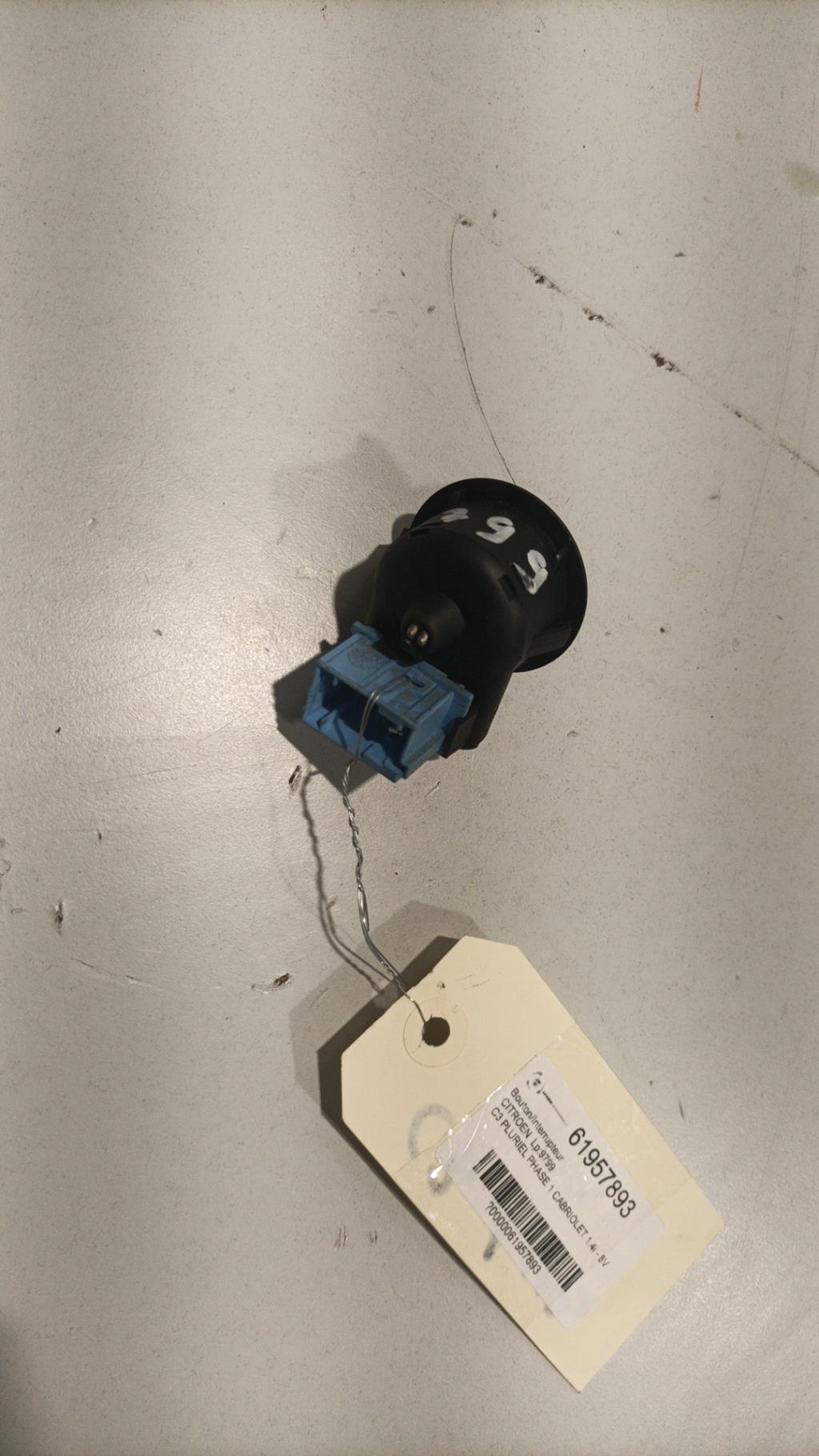 Botón/Interruptor CITROEN C3 PLURIEL PHASE 1 CABRIOLET Gasolina - 1