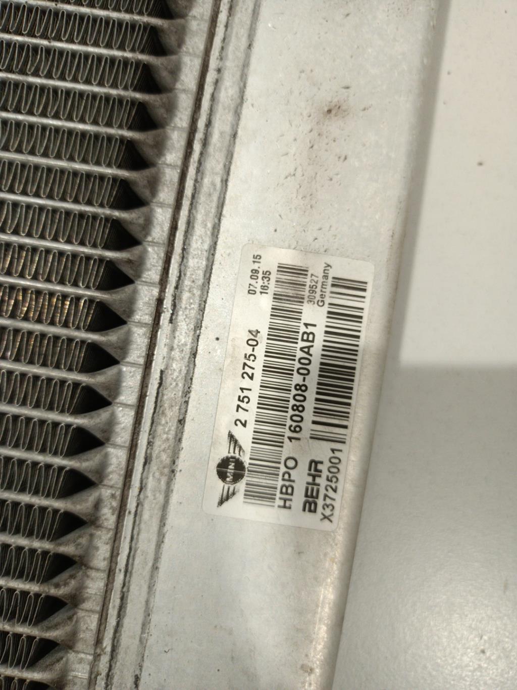 Radiateur eau MINI MINI 2 R60 COUNTRYMAN BREAK Diesel - 1