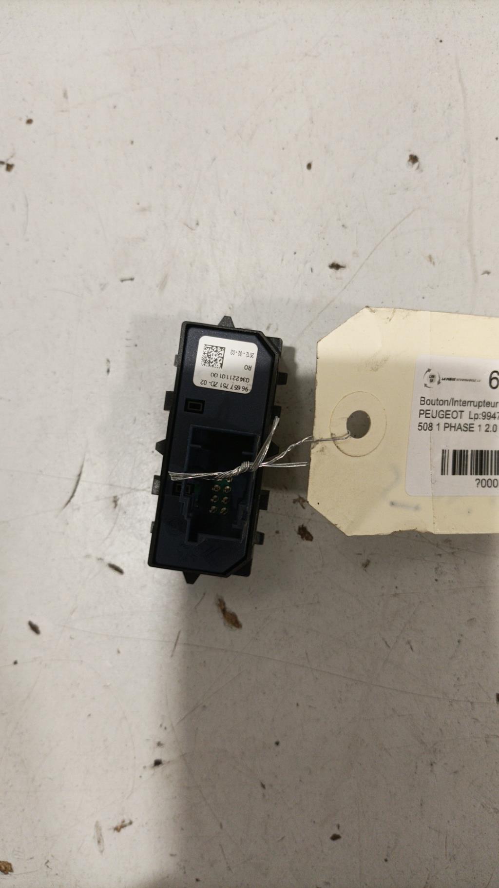 Botón/Interruptor PEUGEOT 508 1 PHASE 1 Diésel - 1