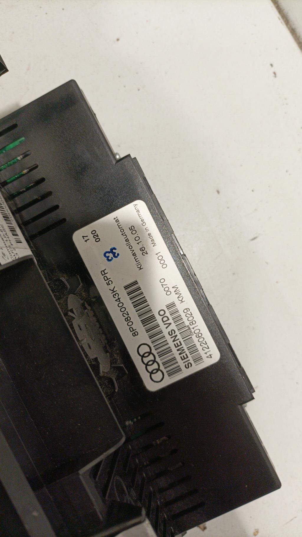 Commande chauffage AUDI A3 2 PHASE 1 Essence - 1