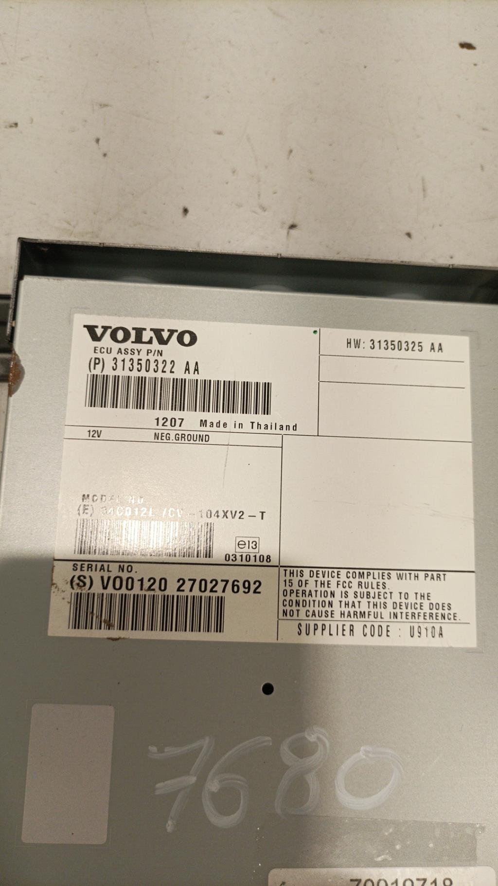 Centralina VOLVO V 40 2 PHASE 1 BREAK Diésel - 1