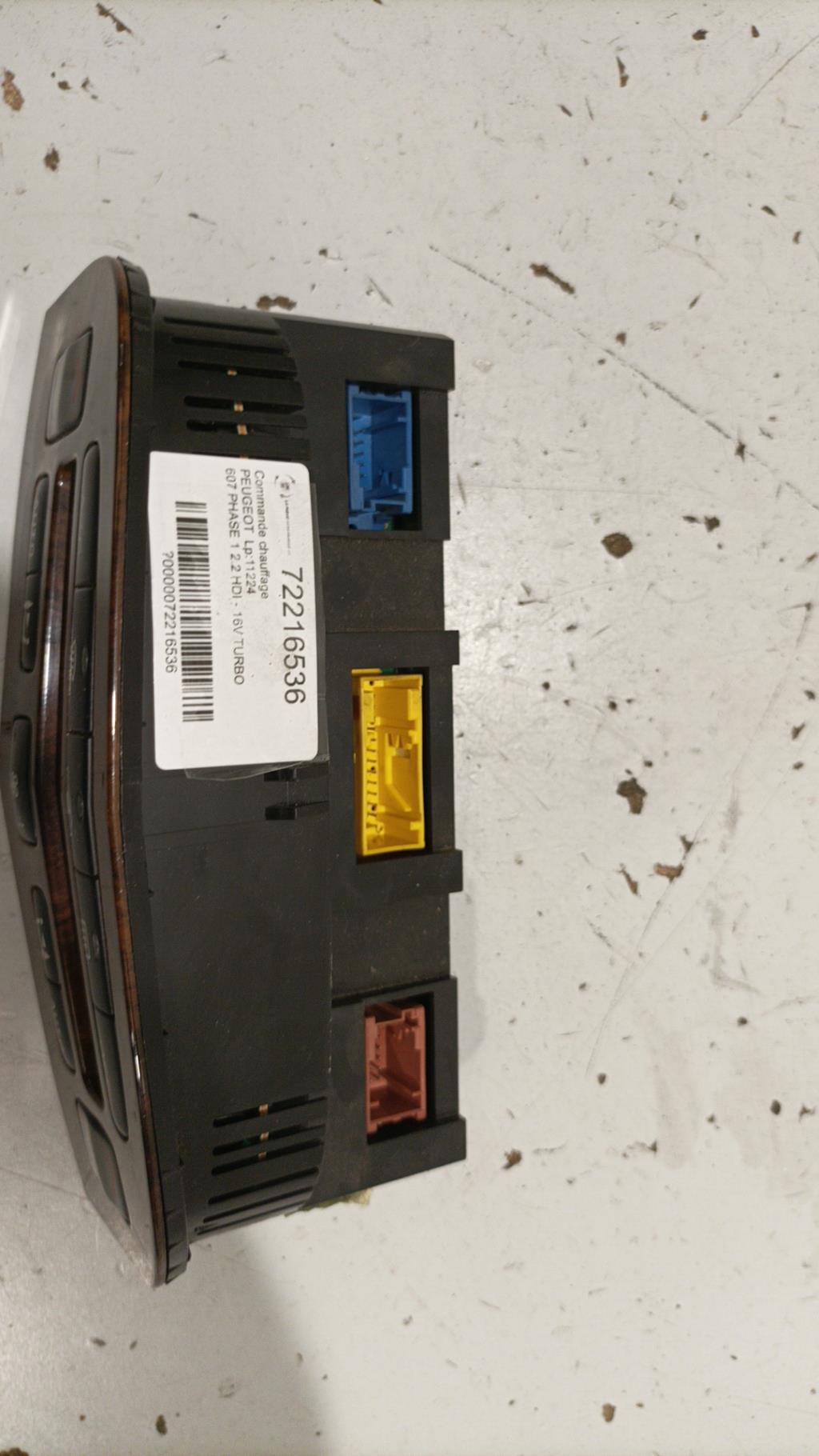 Commande chauffage PEUGEOT 607 PHASE 1 Diesel - 1