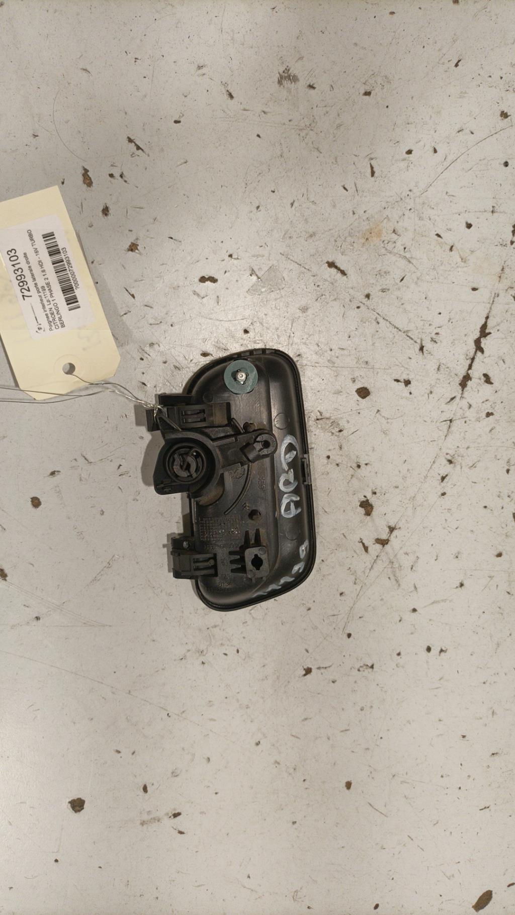 Maniglia interna portiera laterale destra CITROEN BERLINGO 1 PHASE 2 Diésel - 1