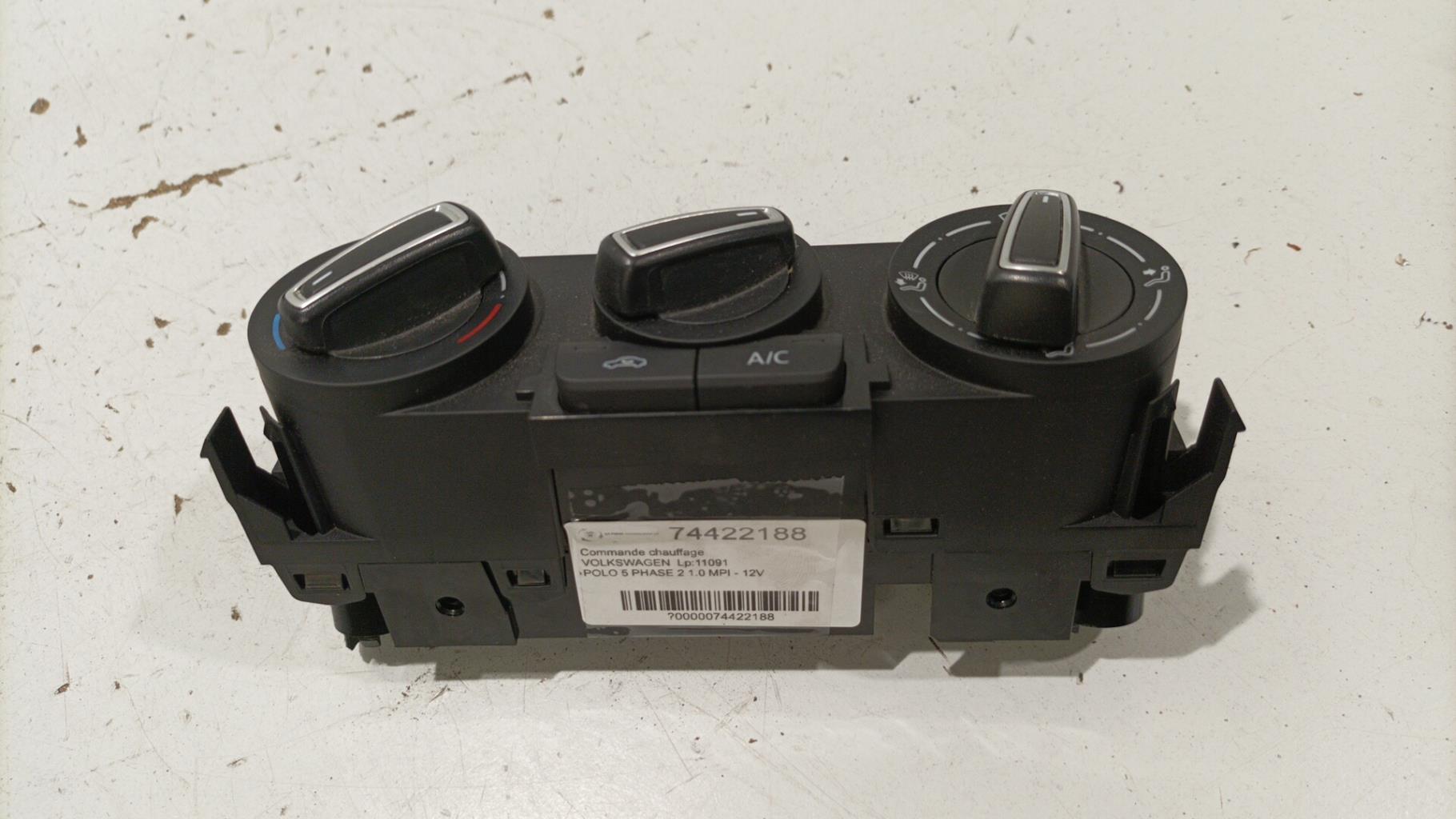Commande chauffage VOLKSWAGEN POLO 5 PHASE 2 Essence - 1