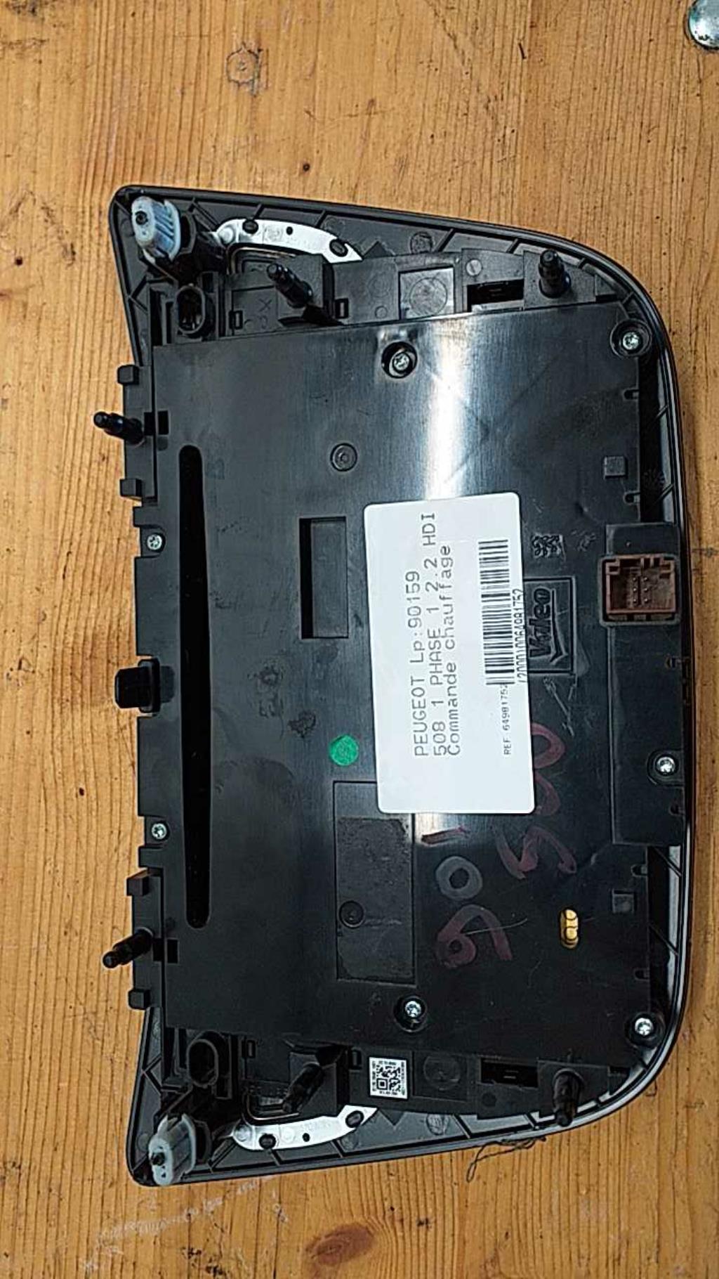 Commande chauffage PEUGEOT 508 1 PHASE 1 Diesel - 1