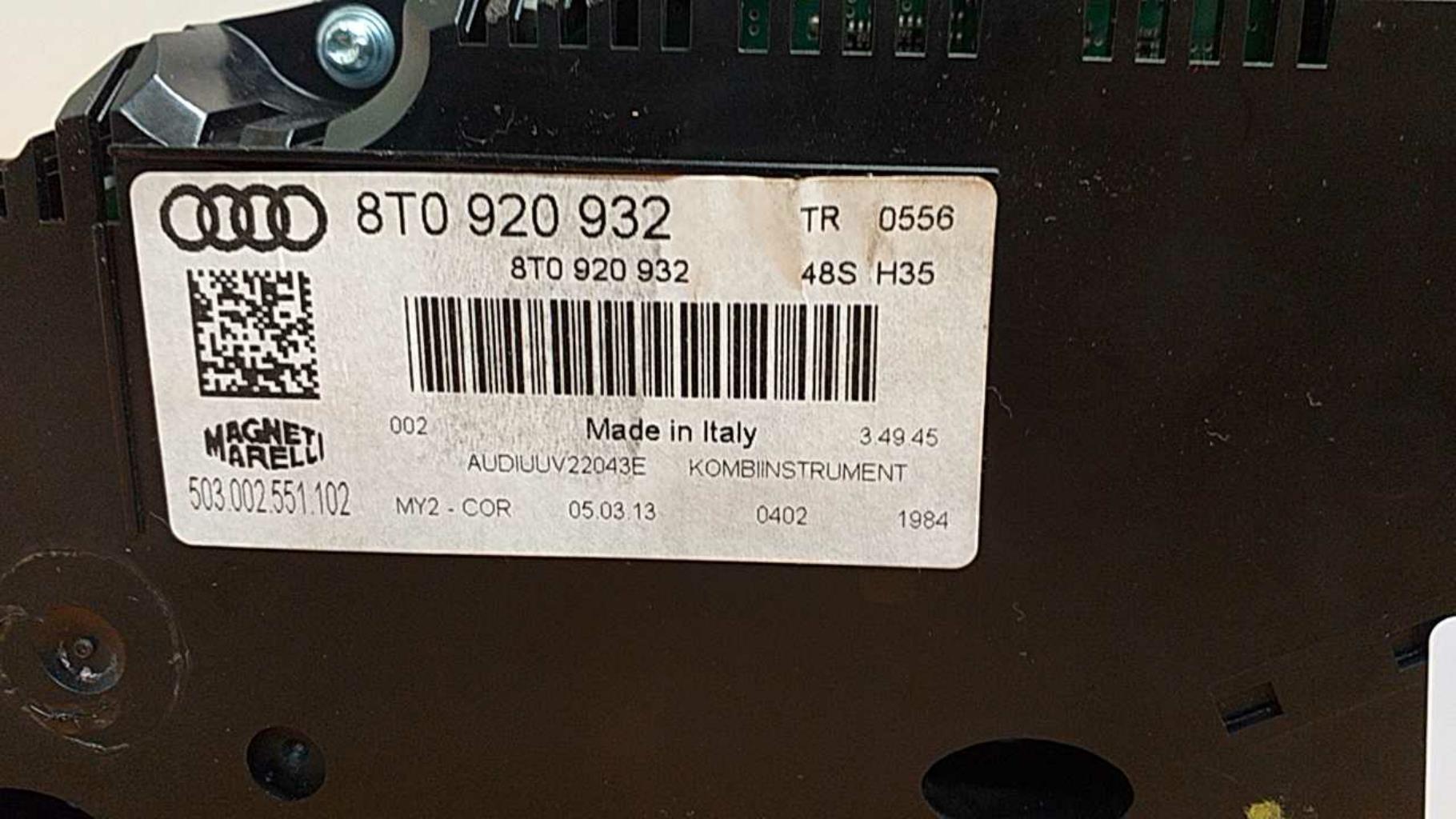 Compteur AUDI A5 1 SPORTBACK PHASE 2 Diesel - 1
