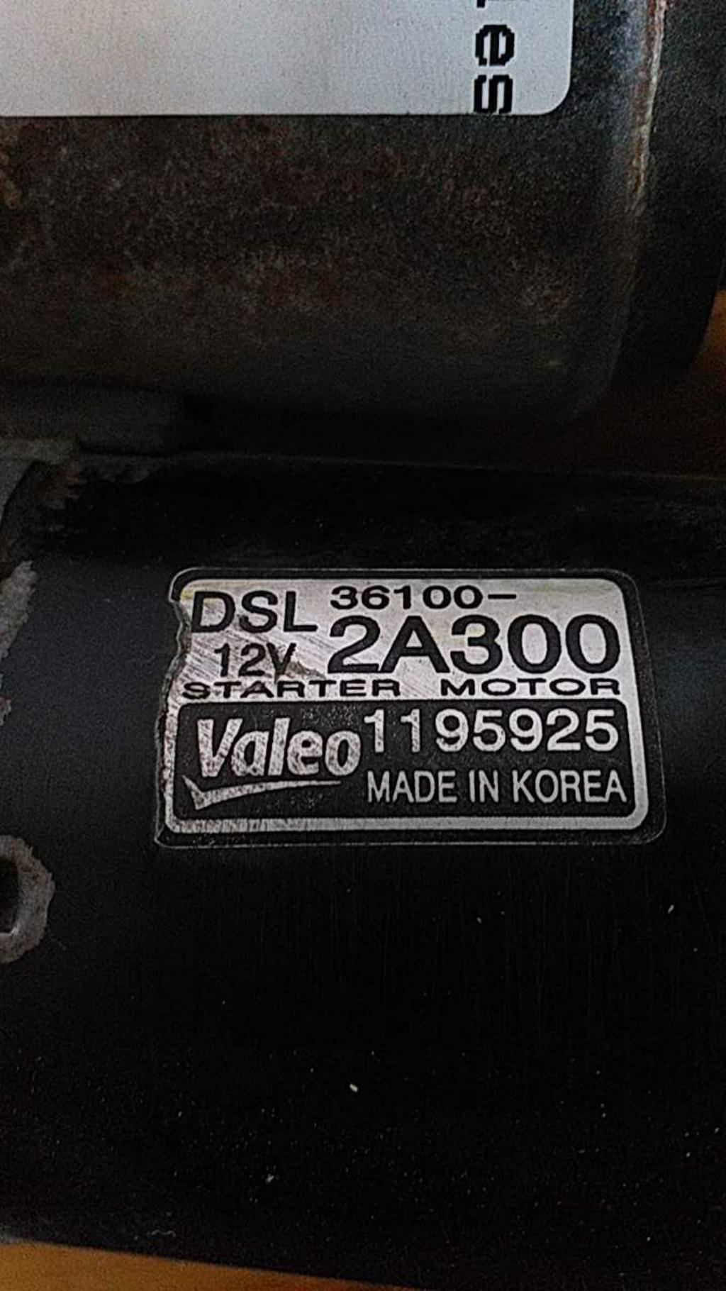 Demarreur KIA SOUL 1 PHASE 1 Diesel - 1