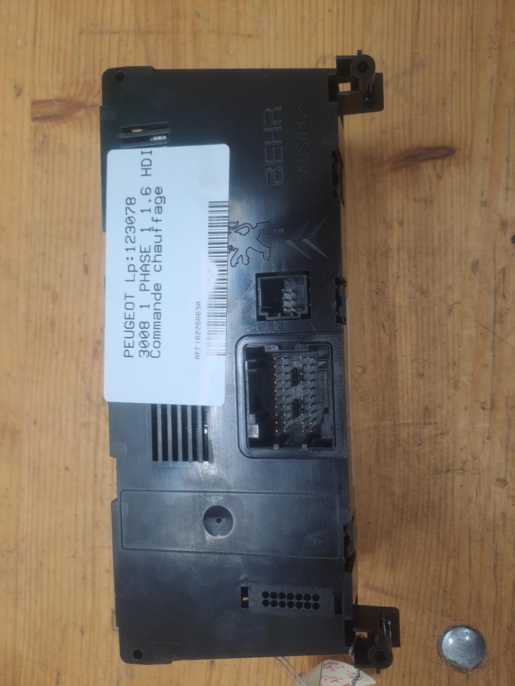 Commande chauffage PEUGEOT 3008 1 PHASE 1 Diesel - 1