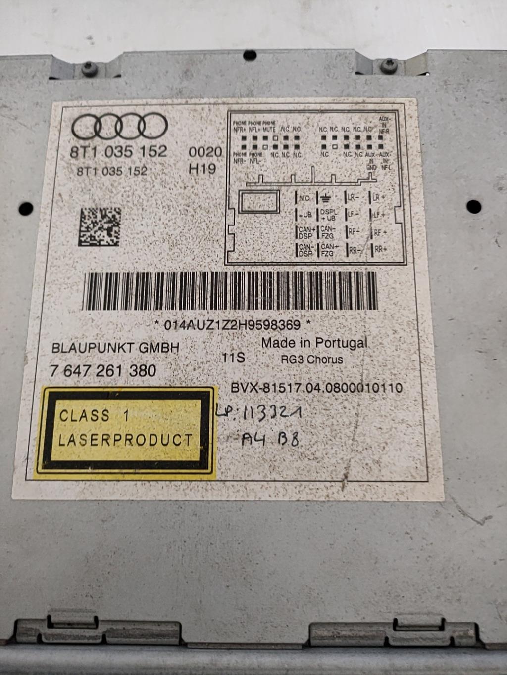 Autoradio d'origine AUDI A4 3 PHASE 1 Diesel - 1