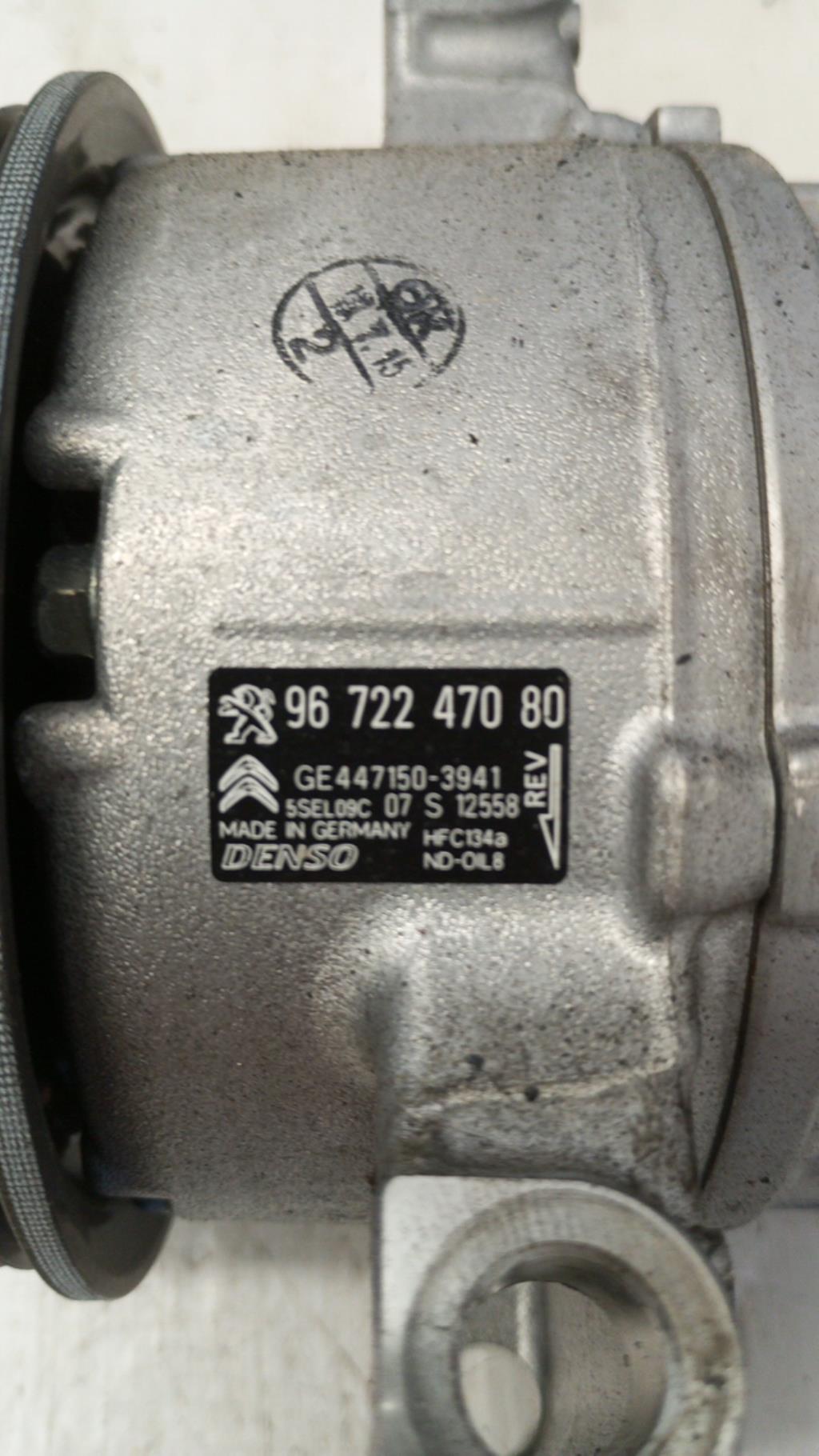 Compresseur clim CITROEN C3 2 PHASE 2 Essence - 1