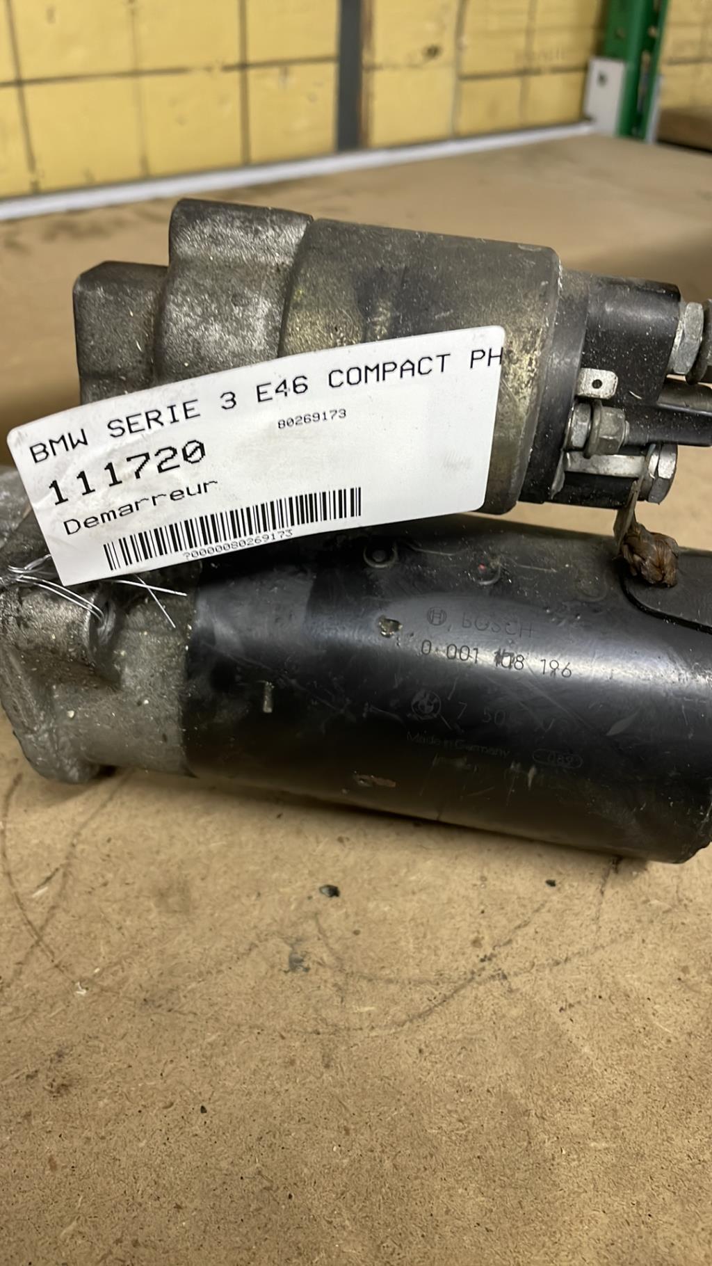 Demarreur BMW SERIE 3 E46 COMPACT PHASE 1 Essence - 1