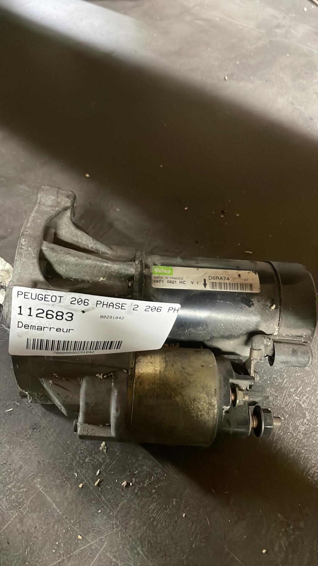 Demarreur PEUGEOT 206 PHASE 2 Diesel - 1