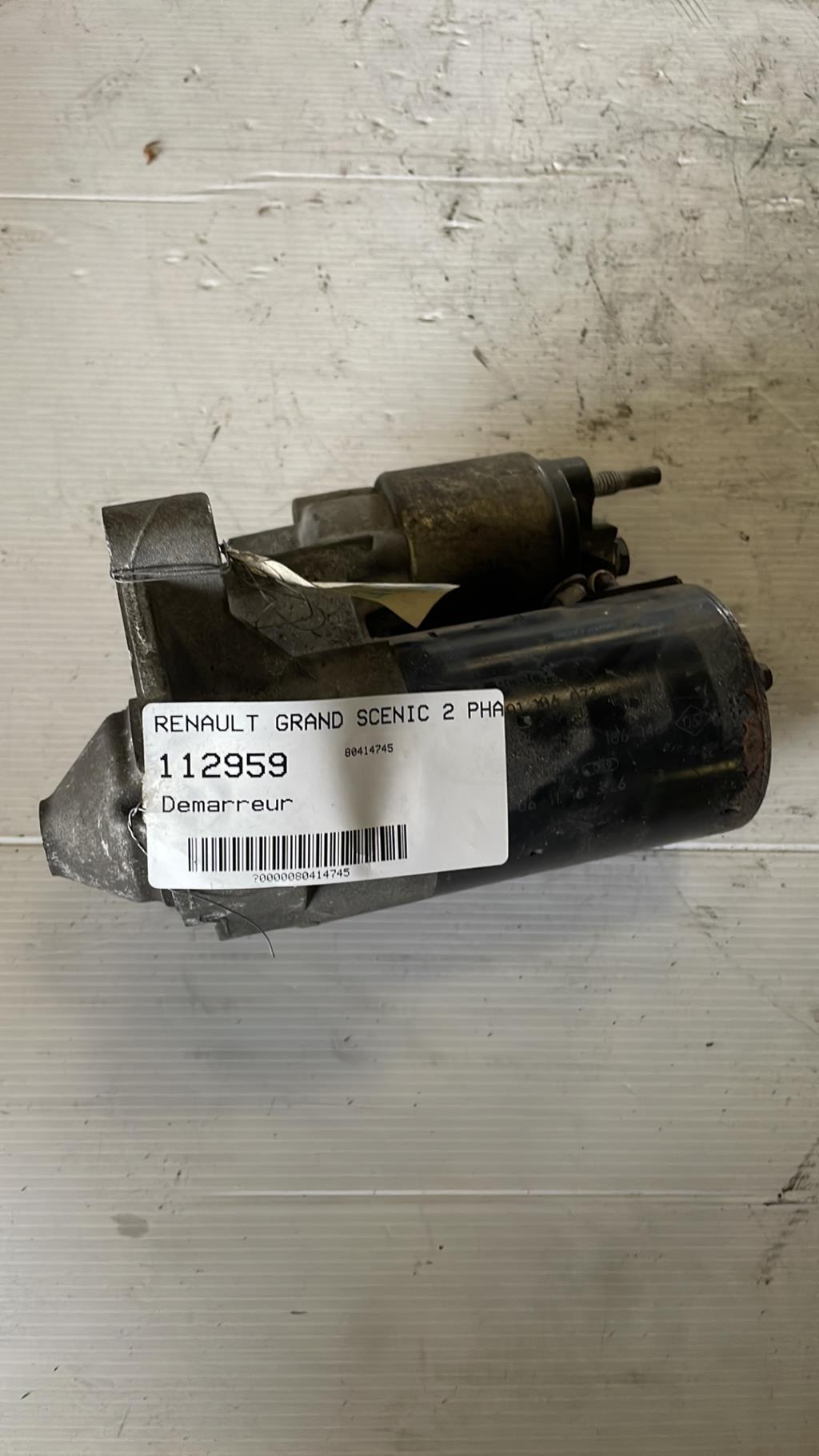 Demarreur RENAULT GRAND SCENIC 2 PHASE 1 Essence - 1