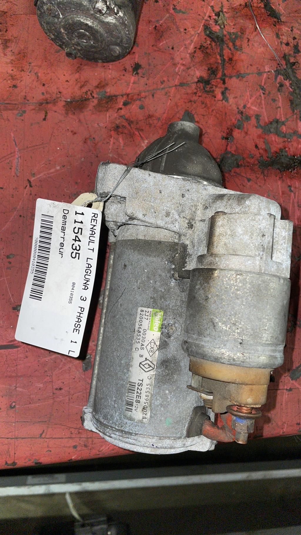 Demarreur RENAULT LAGUNA 3 PHASE 1 Diesel - 1