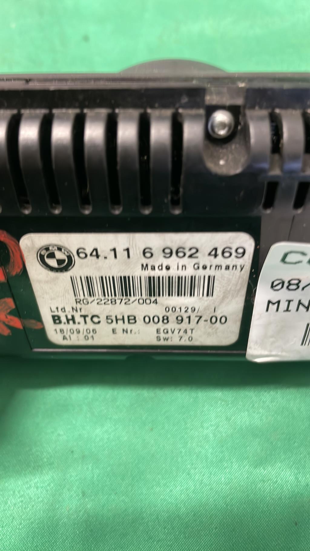 Commande chauffage MINI MINI 1 R50/R53 PHASE 2 Essence - 1