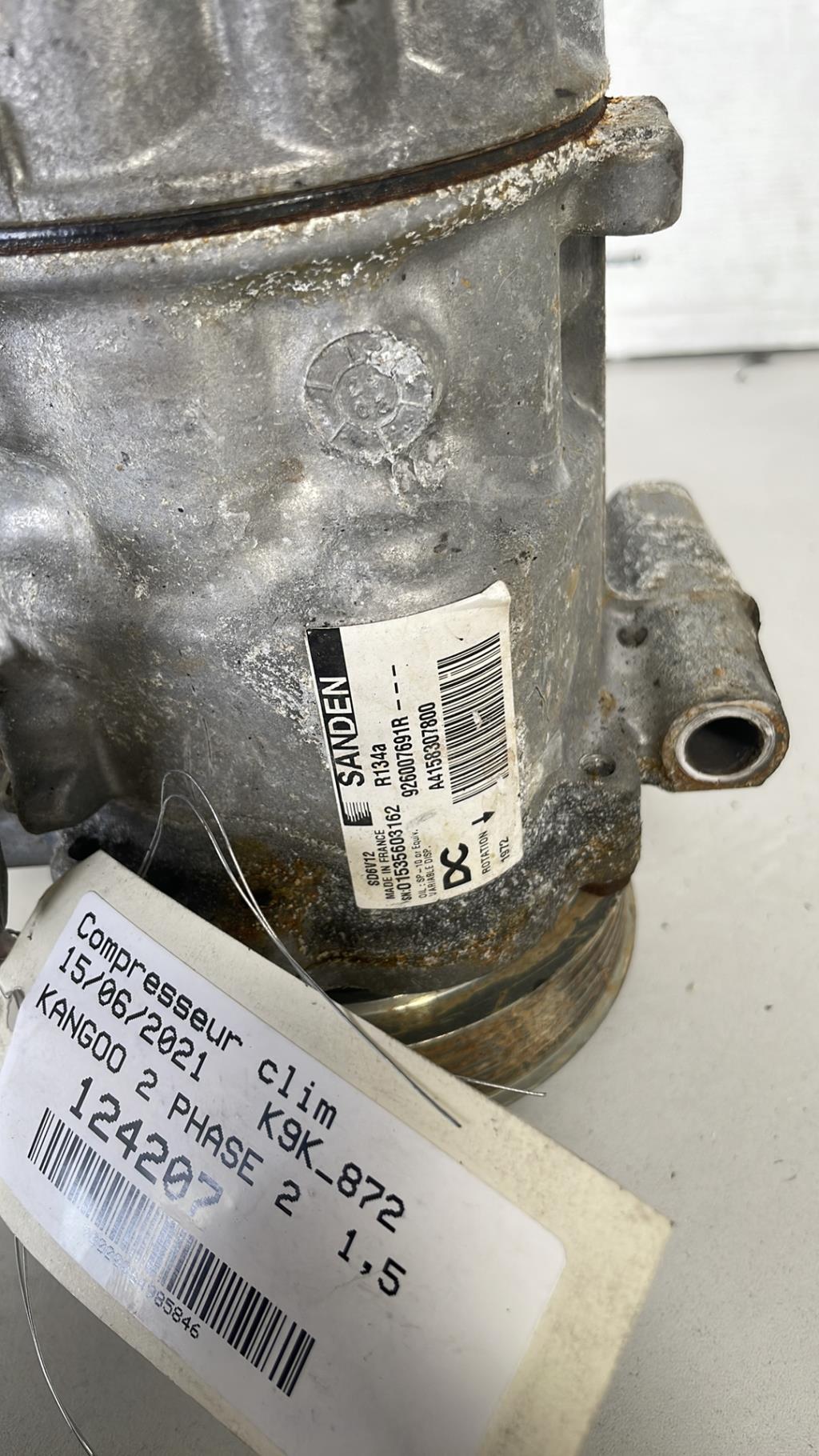 Compresseur clim RENAULT KANGOO 2 PHASE 2 Diesel - 1