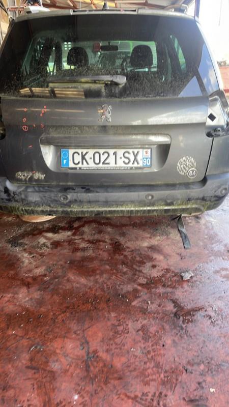 Pare choc arriere PEUGEOT 207 PHASE 2 BREAK Diesel - 1