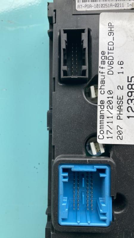 Commande chauffage PEUGEOT 207 PHASE 2 Diesel - 1