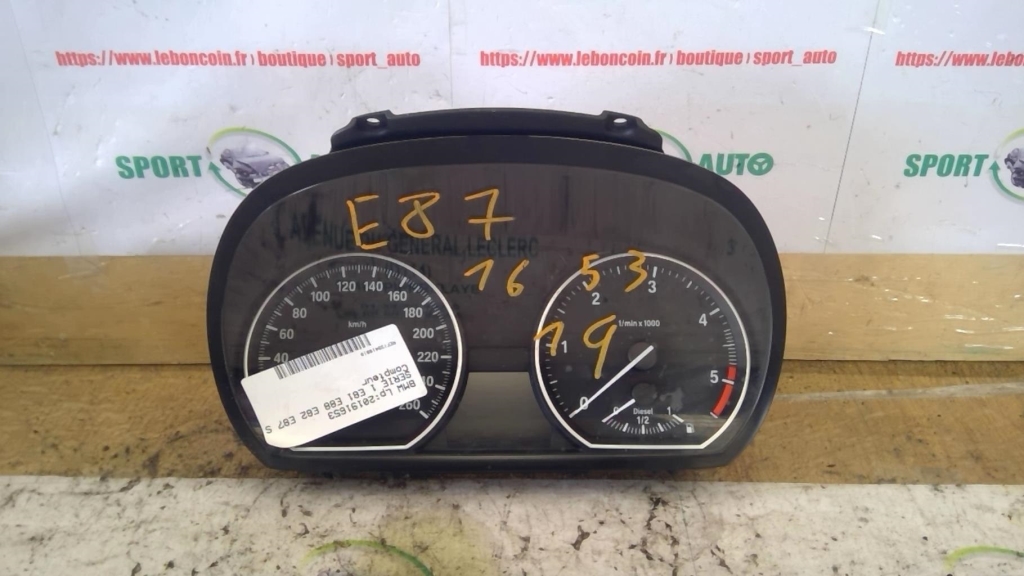 Compteur BMW SERIE 1 E87 PHASE 2 Diesel - 1