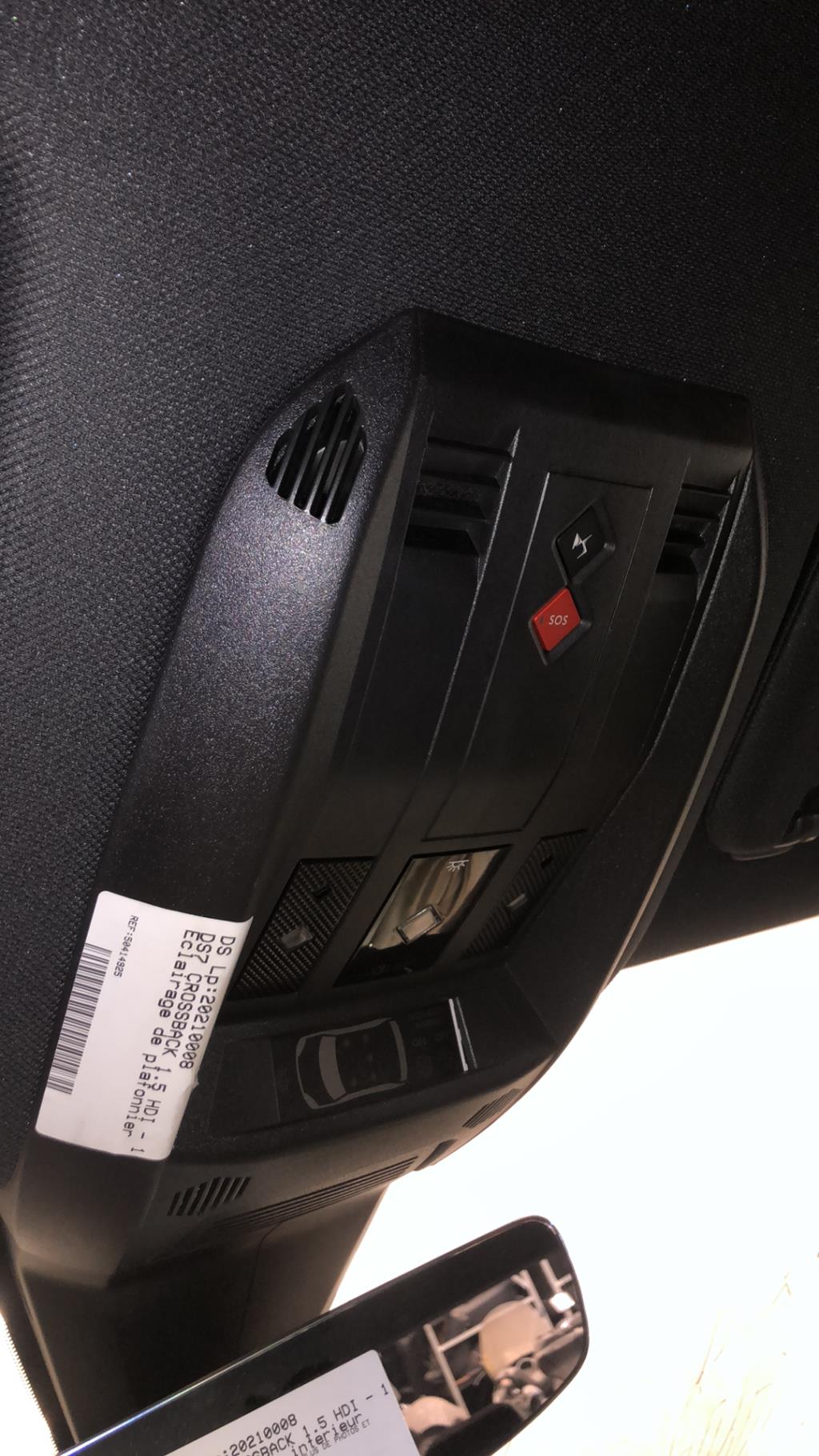 Eclairage de plafonnier DS DS7 CROSSBACK Diesel - 1