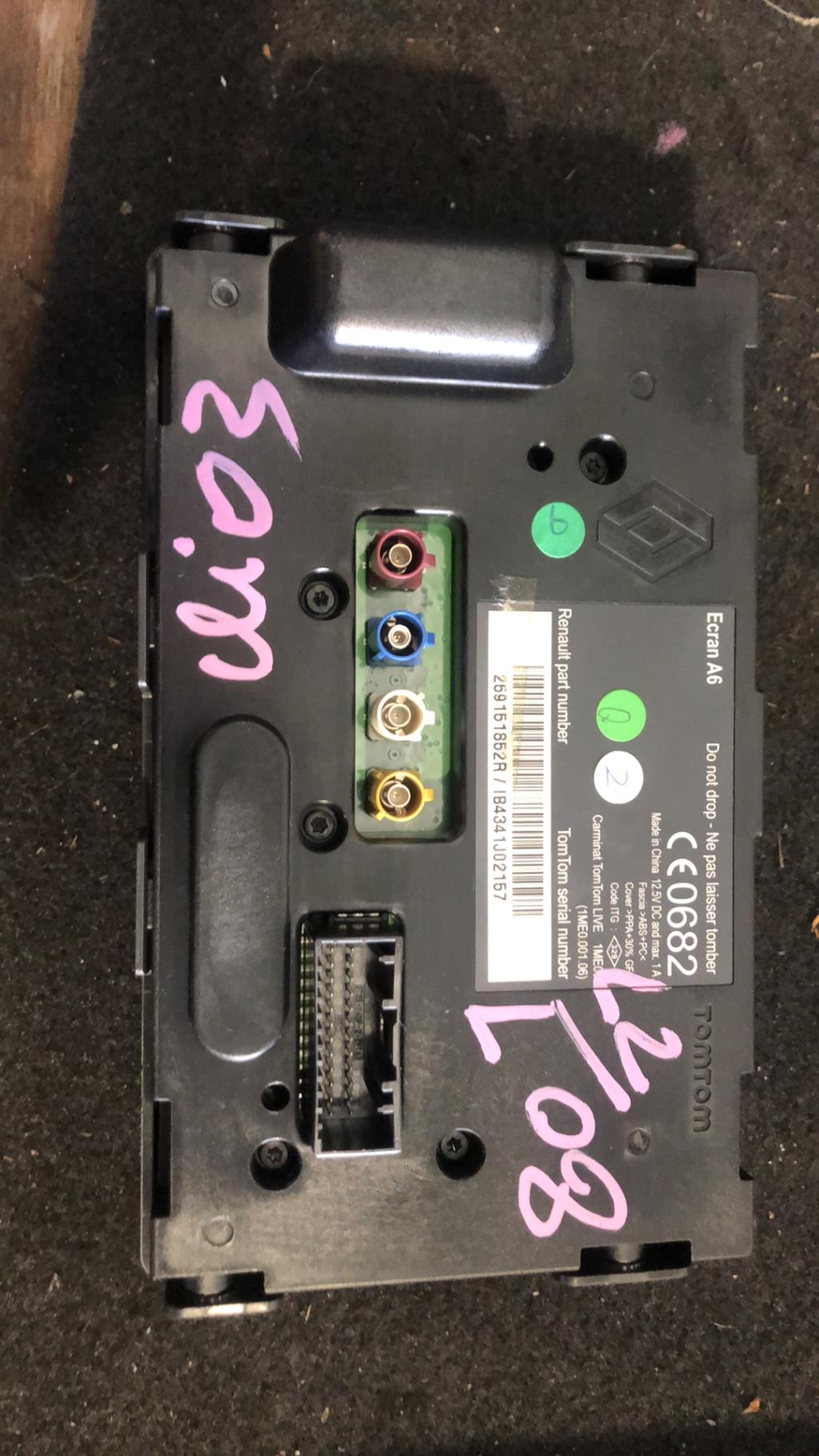 Ecran GPS RENAULT CLIO 3 PHASE 2 Diesel - 1