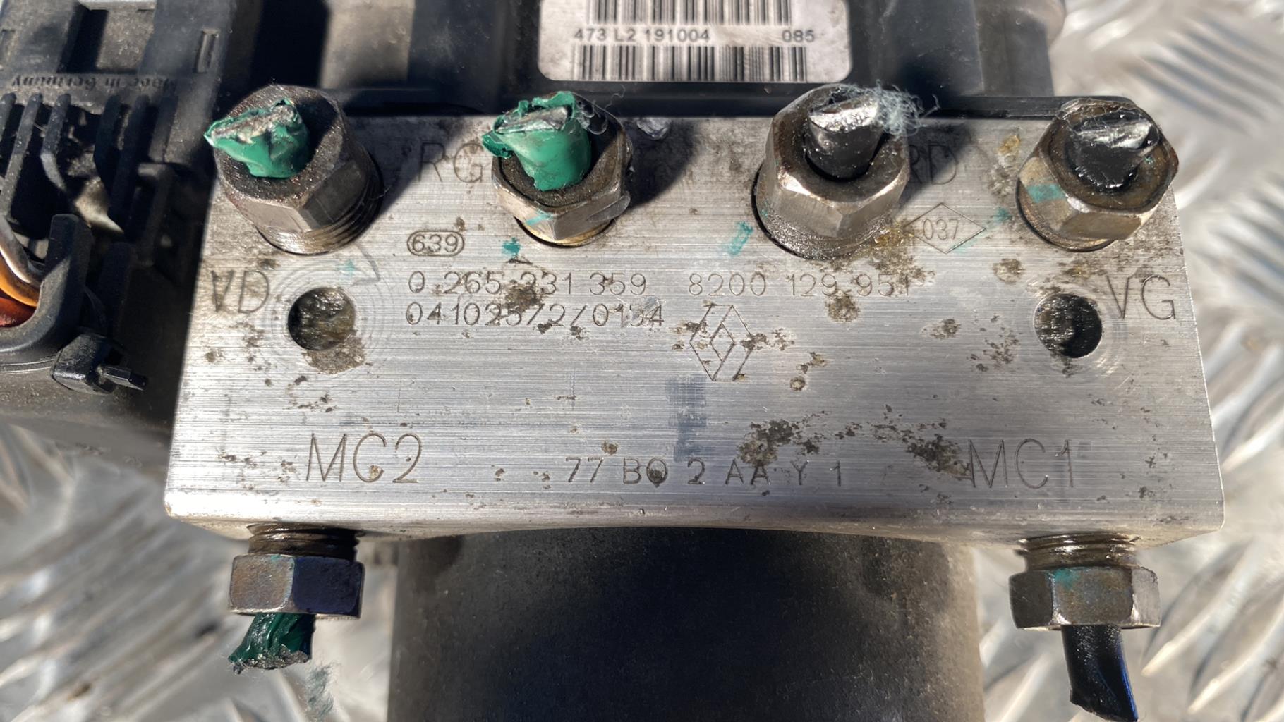 Bloc ABS (freins anti-blocage) RENAULT MODUS PHASE 1 Essence - 1