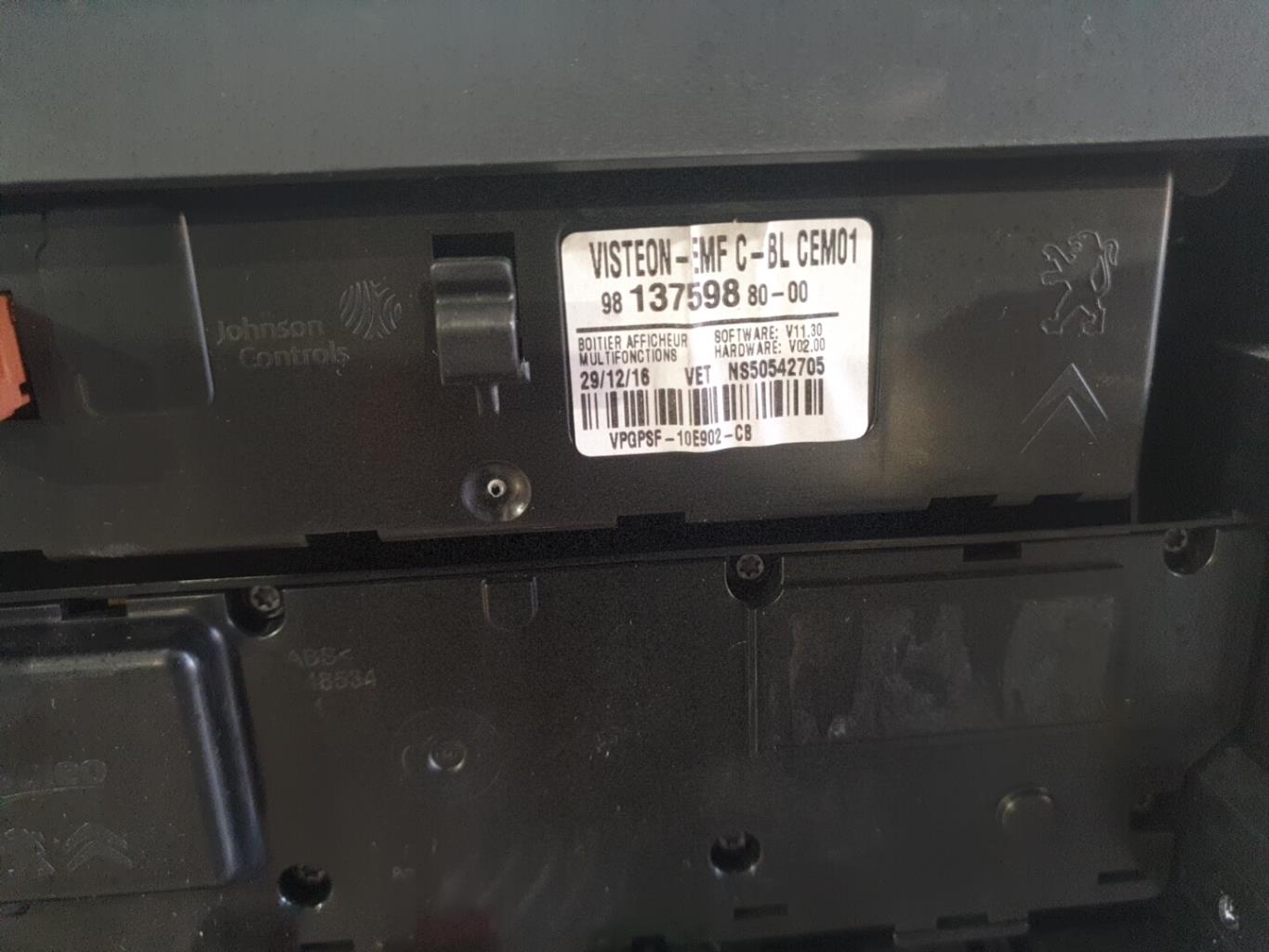 Commande autoradio CITROEN C3 3 PHASE 1 Diesel - 1