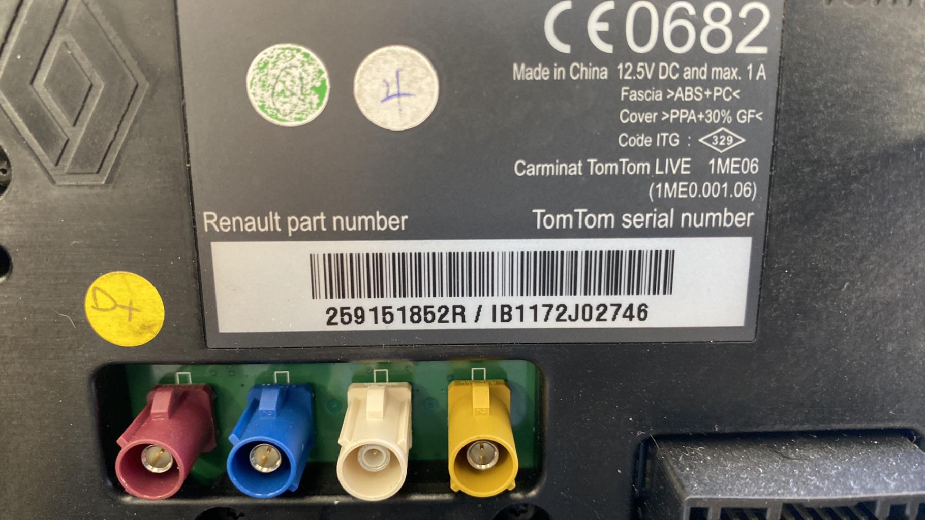Ecran GPS RENAULT CLIO 3 PHASE 2 Diesel - 1
