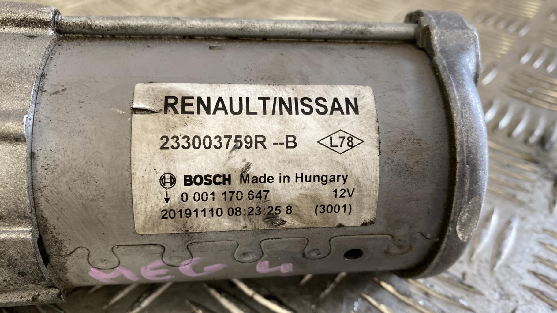 Demarreur RENAULT MEGANE 4 PHASE 1 Diesel - 1