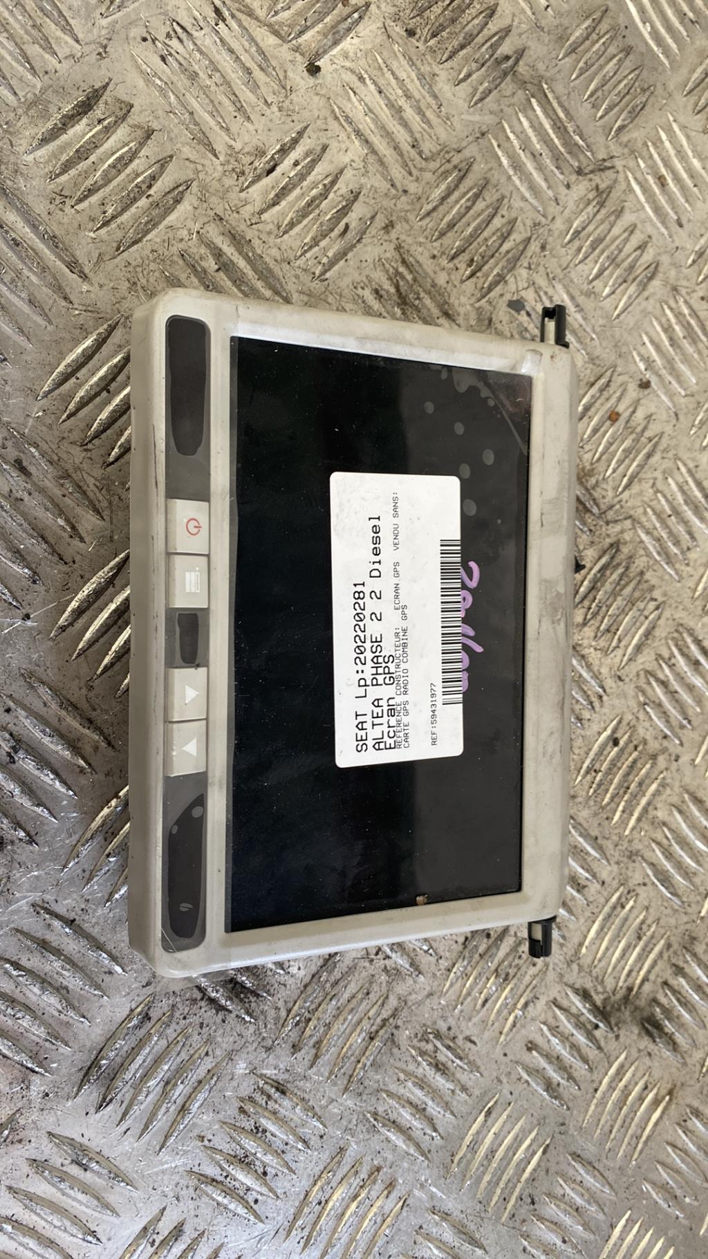 Ecran GPS SEAT ALTEA PHASE 2 Diesel - 1