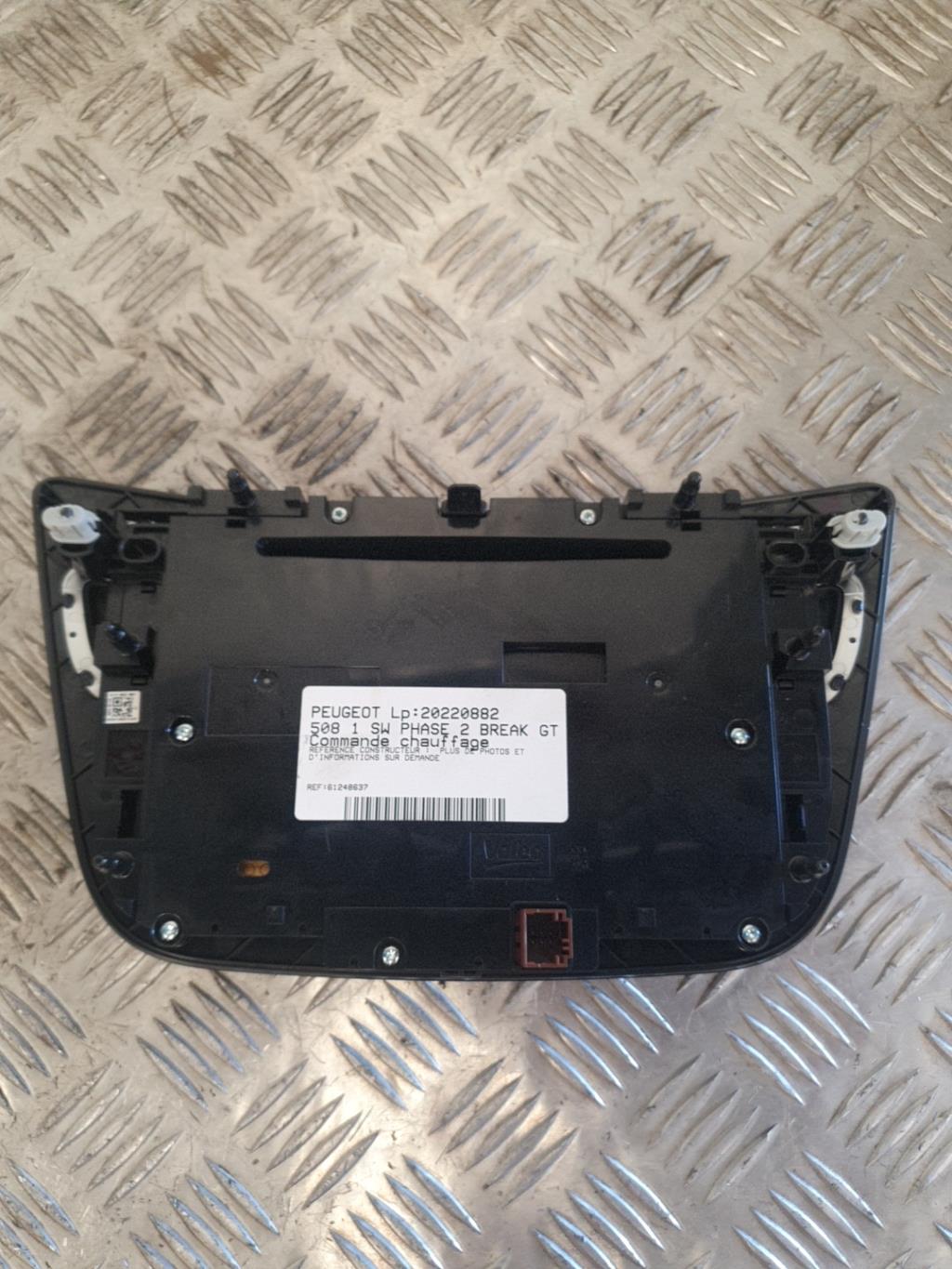 Commande chauffage PEUGEOT 508 1 SW PHASE 2 BREAK Diesel - 1