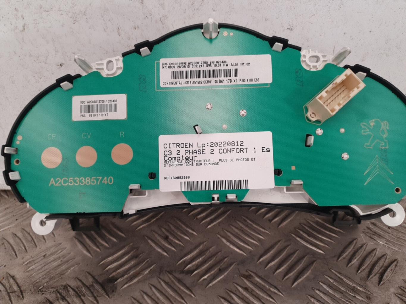 Compteur CITROEN C3 2 PHASE 2 Essence - 1